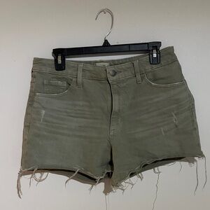 Universal Thread Khaki Distressed Jean Shorts